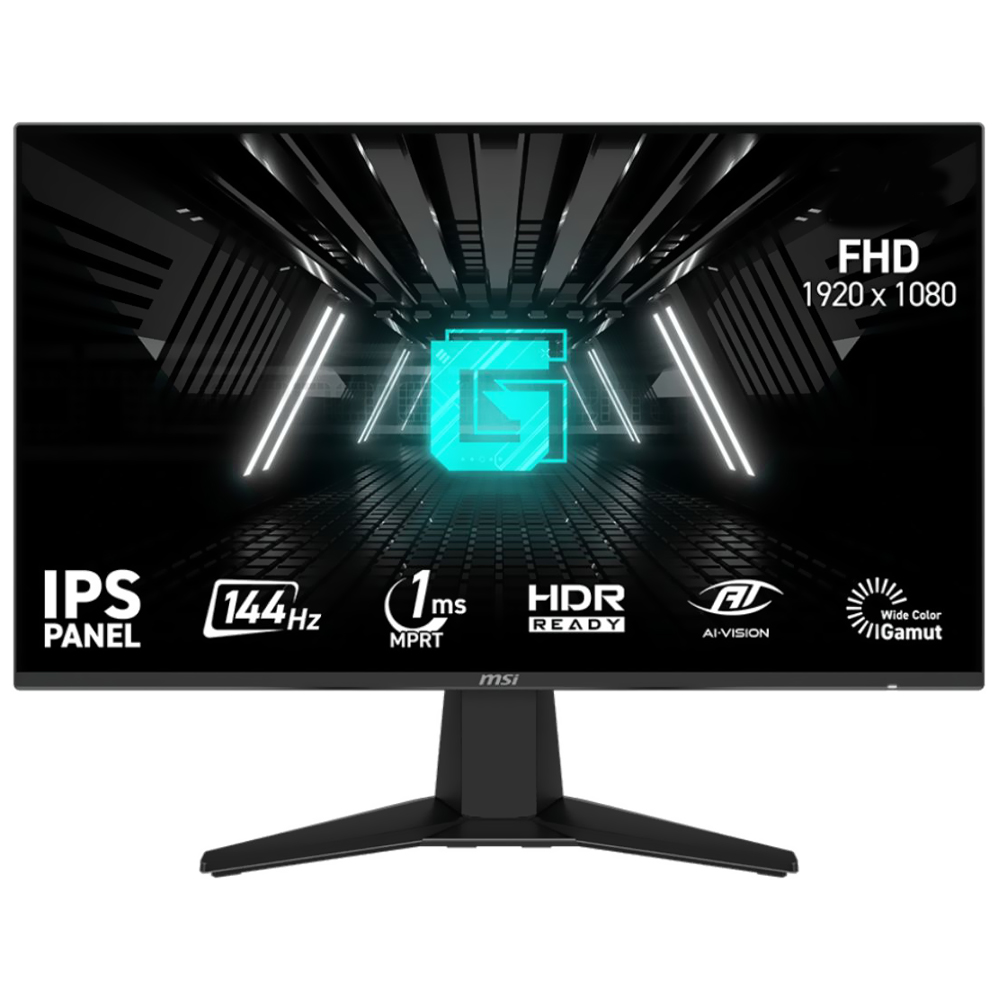 Monitor MSI G242L E14 23.8" Full HD LED 144Hz / 1Ms - Preto