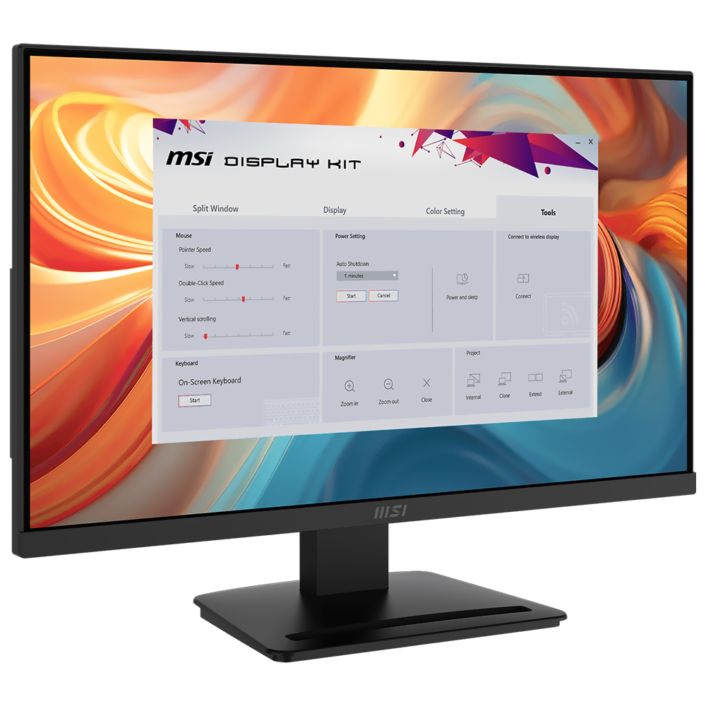 Monitor MSI Pro MP243L E14 23.8" Full HD IPS 144Hz - Preto