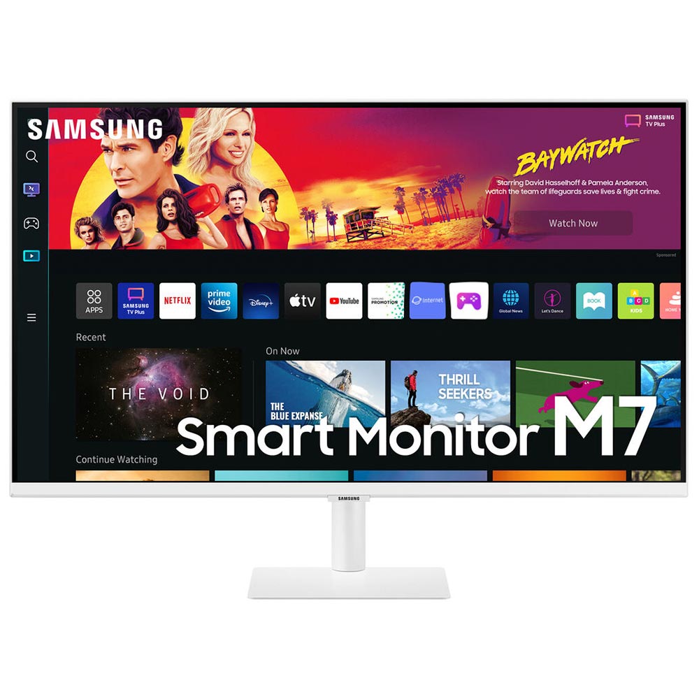 Monitor Samsung Smart M7 LS32BM703UNXZA 32" UHD LED 60Hz / 4Ms - Branco
