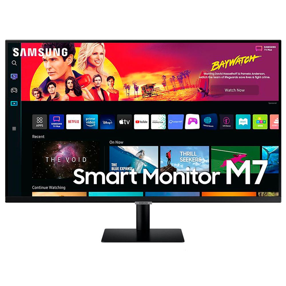 Monitor Samsung Smart M7 LS43BM700ULXZB 43" UHD LED 60Hz / 4Ms - Preto