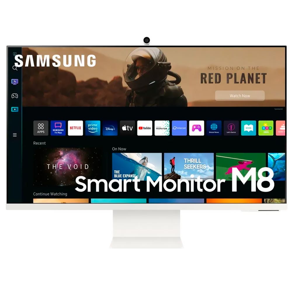 Monitor Samsung Smart M8 LS32BM801ULXZB 32" UHD 60Hz / 4Ms - Preto