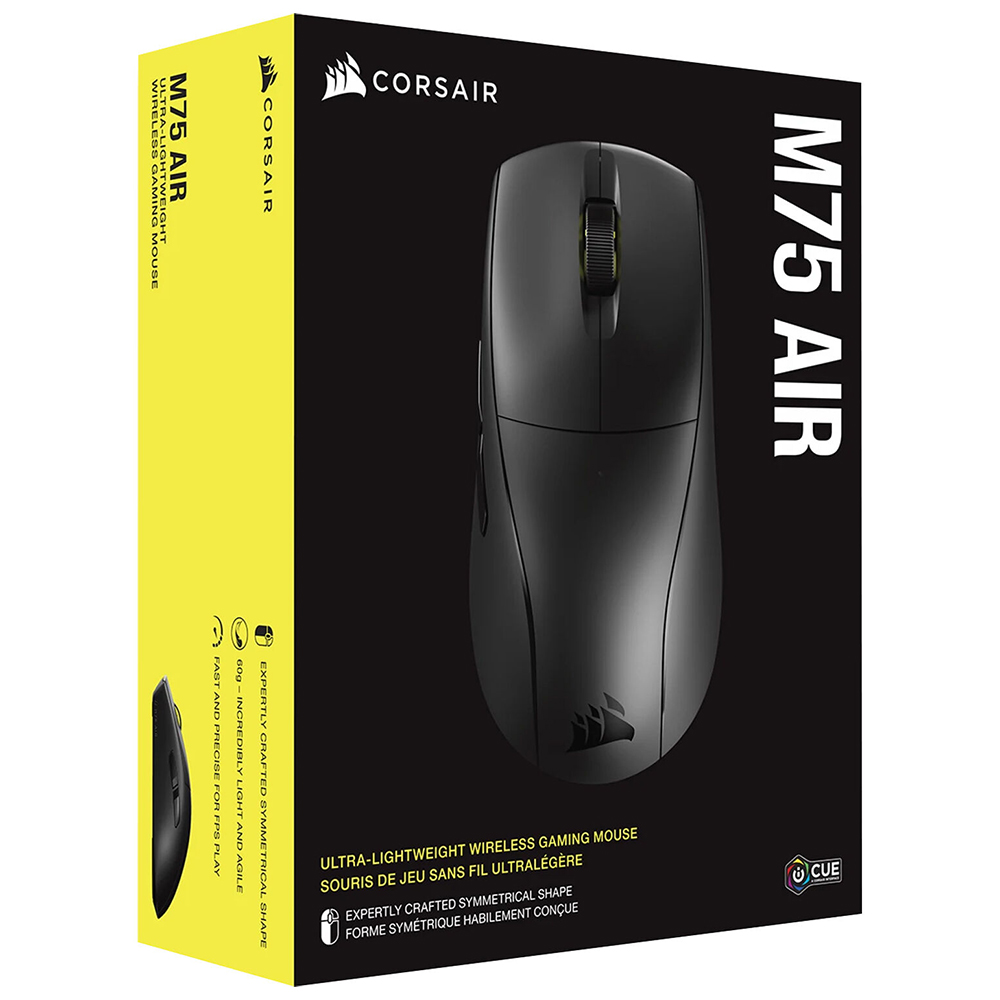 Mouse Gamer Corsair M75 Air Bluetooth - Preto (CH-931D100-NA)