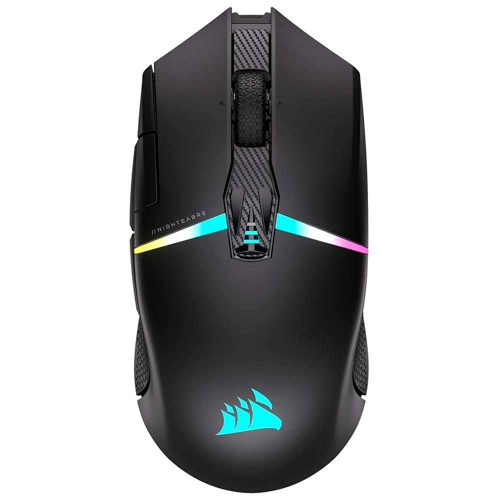 Mouse Gamer Corsair Nightsabre Wireless / RGB - Preto (CH-931B011-NA)