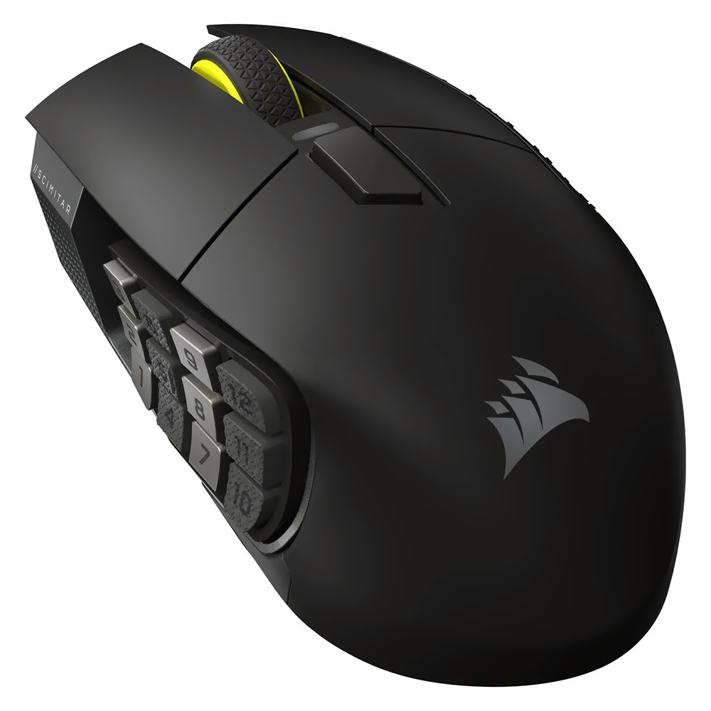 Mouse Gamer Corsair Scimitar Elite SE MMO Wireless - Gun Metal (CH-9314014-WW)