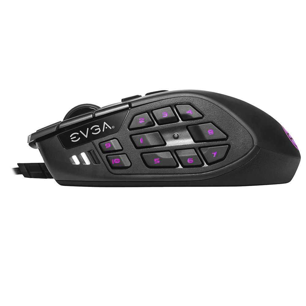 Mouse Gamer EVGA X15 MMO USB / RGB - Preto (904-W1-15BK-KR)