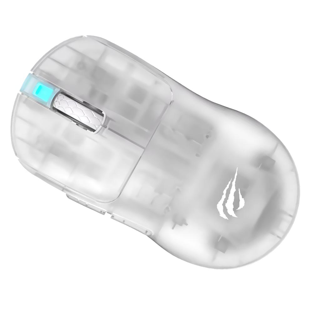 Mouse Gamer Havit Gamenote MS970WB Wireless - Branco Transparente