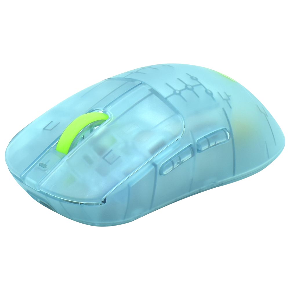 Mouse Gamer Havit Gamenote MS970WB Wireless - Verde Transparente