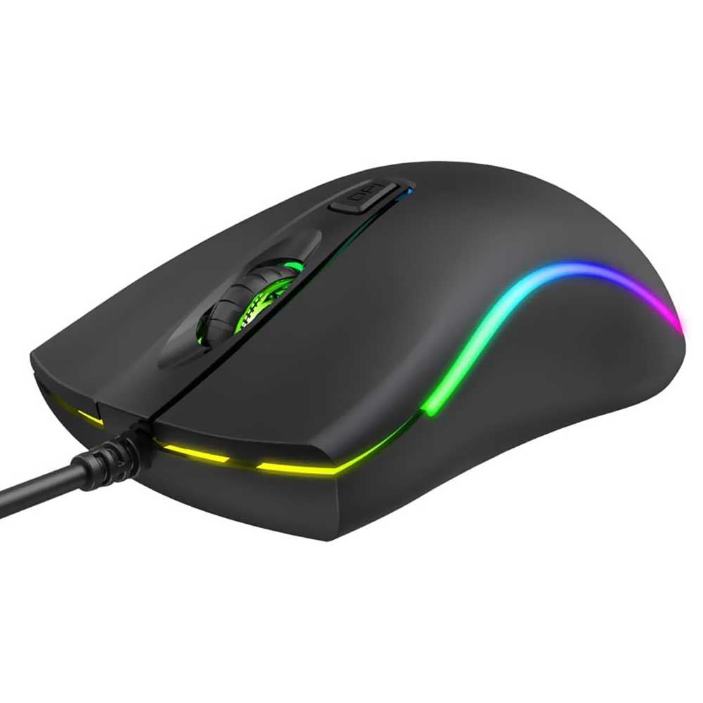 Mouse Gamer Havit HV-MS72 USB / RGB - Preto