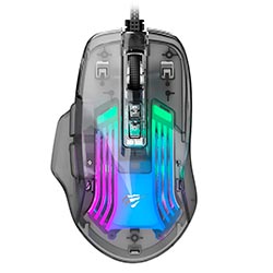 Mouse Gamer Havit MS1011SE GameNote USB / RGB - Preto / Transparente