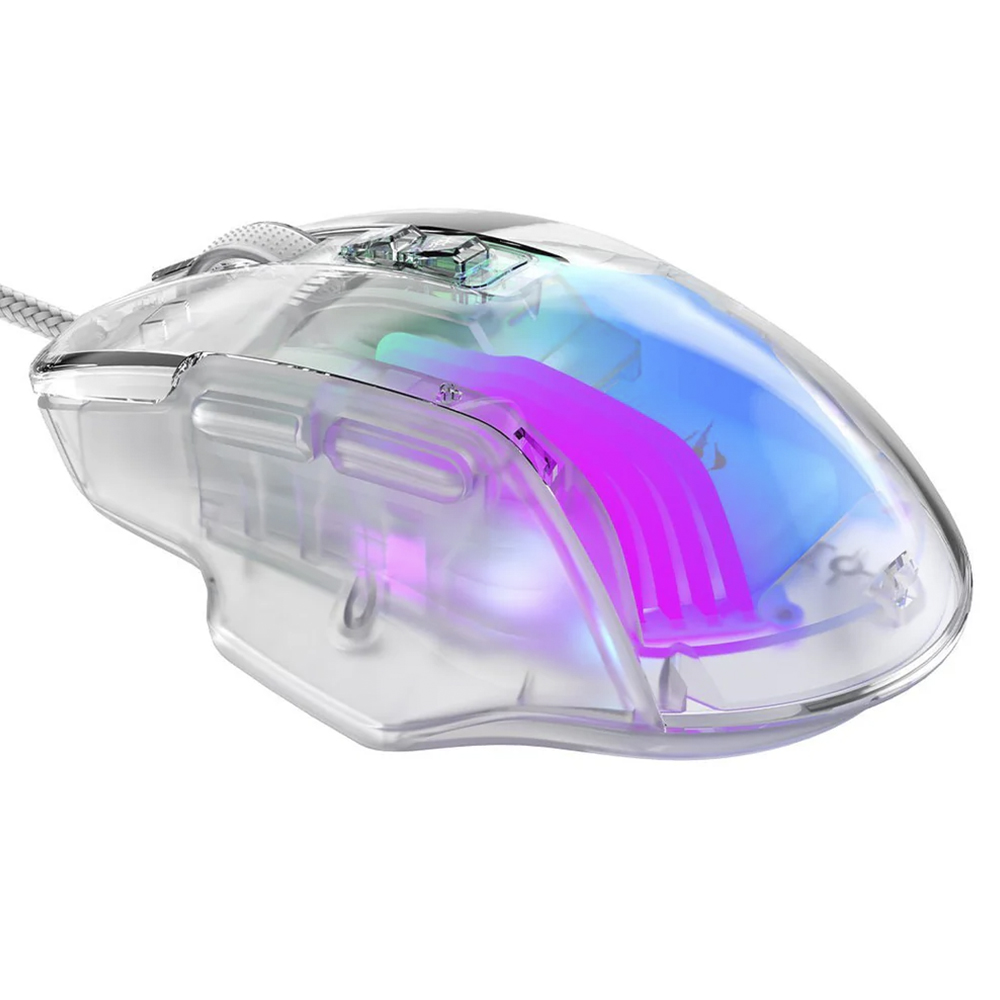 Mouse Gamer Havit MS1011SE GameNote USB / RGB - Transparente