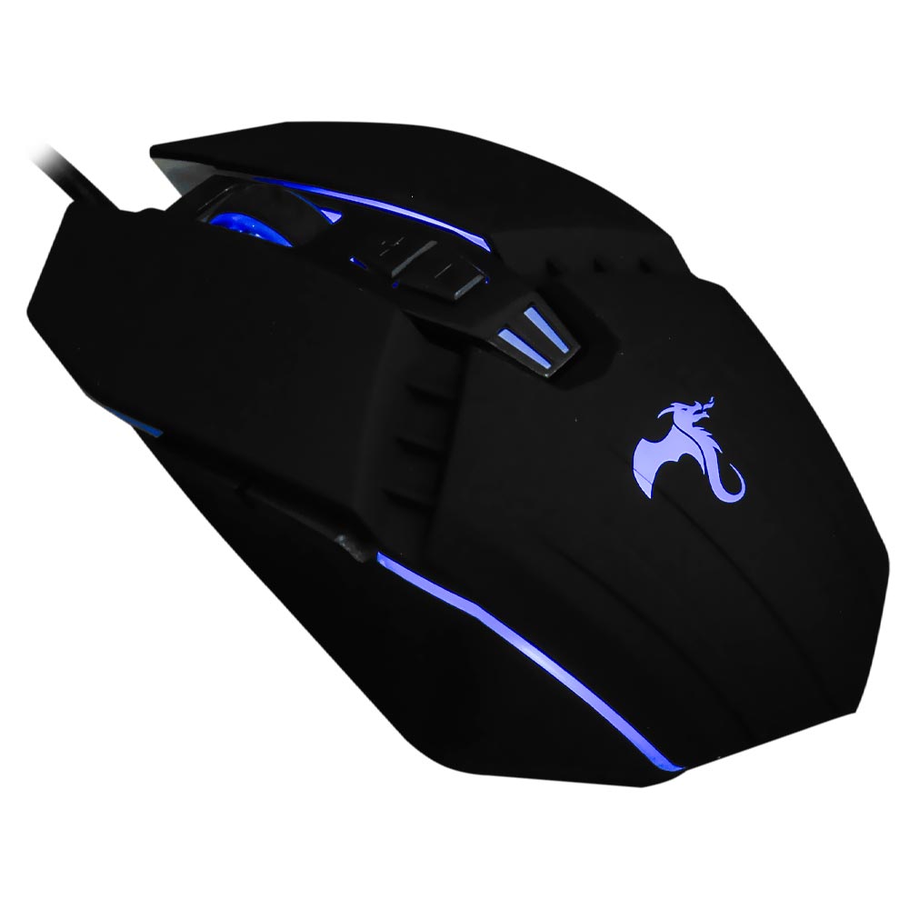 Mouse Gamer Kolke KGM-350 Dragon USB / RGB - Preto