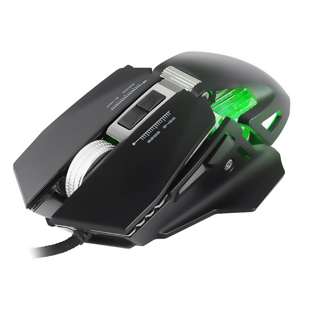 Mouse Gamer Kolke KGM-499 Poseidon USB / LED - Preto