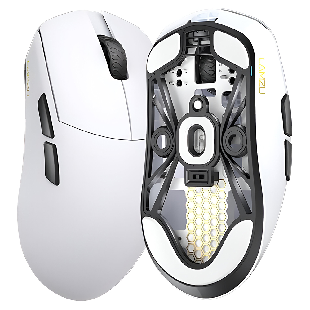 Mouse Gamer Lamzu Maya Wireless - Polar Branco