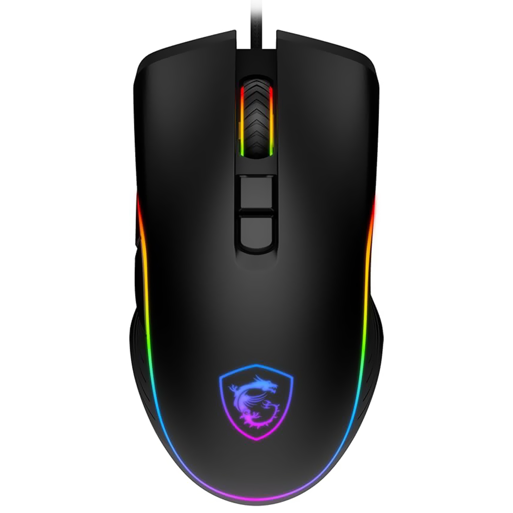 Mouse Gamer MSI Forge GM300 USB / RGB - Preto