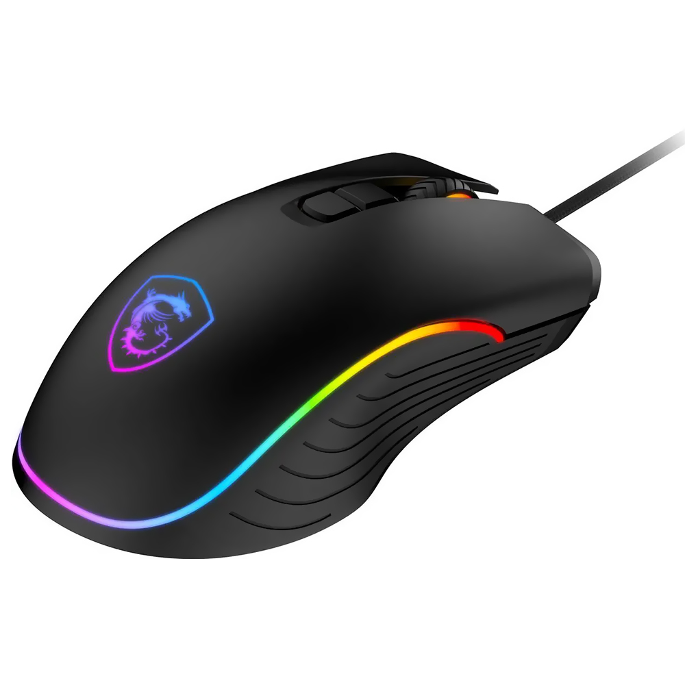 Mouse Gamer MSI Forge GM300 USB / RGB - Preto