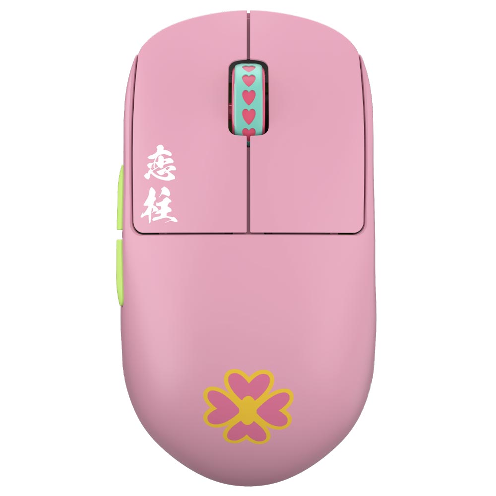 Mouse Gamer Pulsar X2H Kanroji Mitsuri Mini Size1 Wireless - Rosa (PX2H1MT)