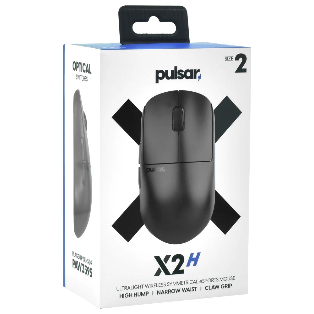 Mouse Gamer Pulsar X2H Medium Size2 Wireless - Preto (PX2H21)