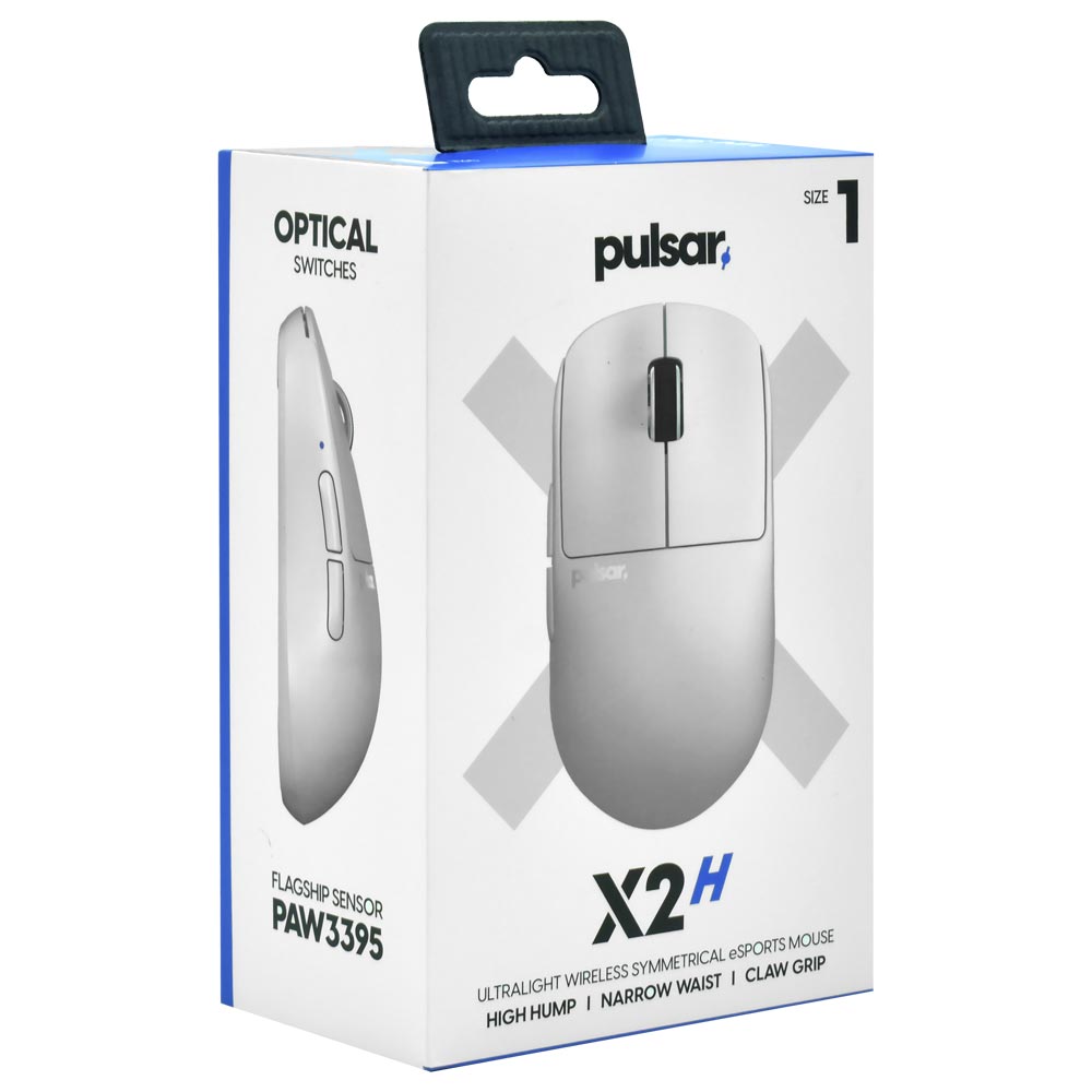 Mouse Gamer Pulsar X2H Mini Size1 Wireless - Branco (PX2H12)