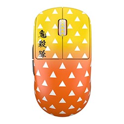 Mouse Gamer Pulsar X2V2 Agatsuma Zenitsu Mini Size1 Wireless - Amarelo / Laranja (PX221MC)