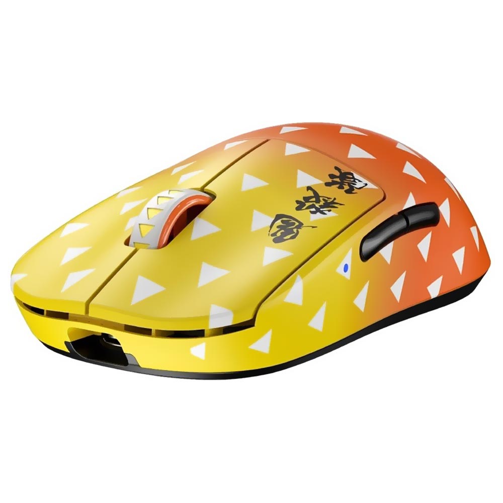 Mouse Gamer Pulsar X2V2 Agatsuma Zenitsu Mini Size1 Wireless - Amarelo / Laranja (PX221MC)