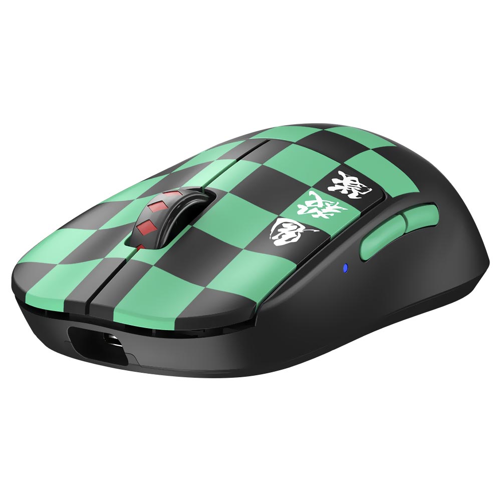 Mouse Gamer Pulsar X2V2 Kamado Tanjiro Medium Size2 Wireless - Preto / Verde (PX222TJ)