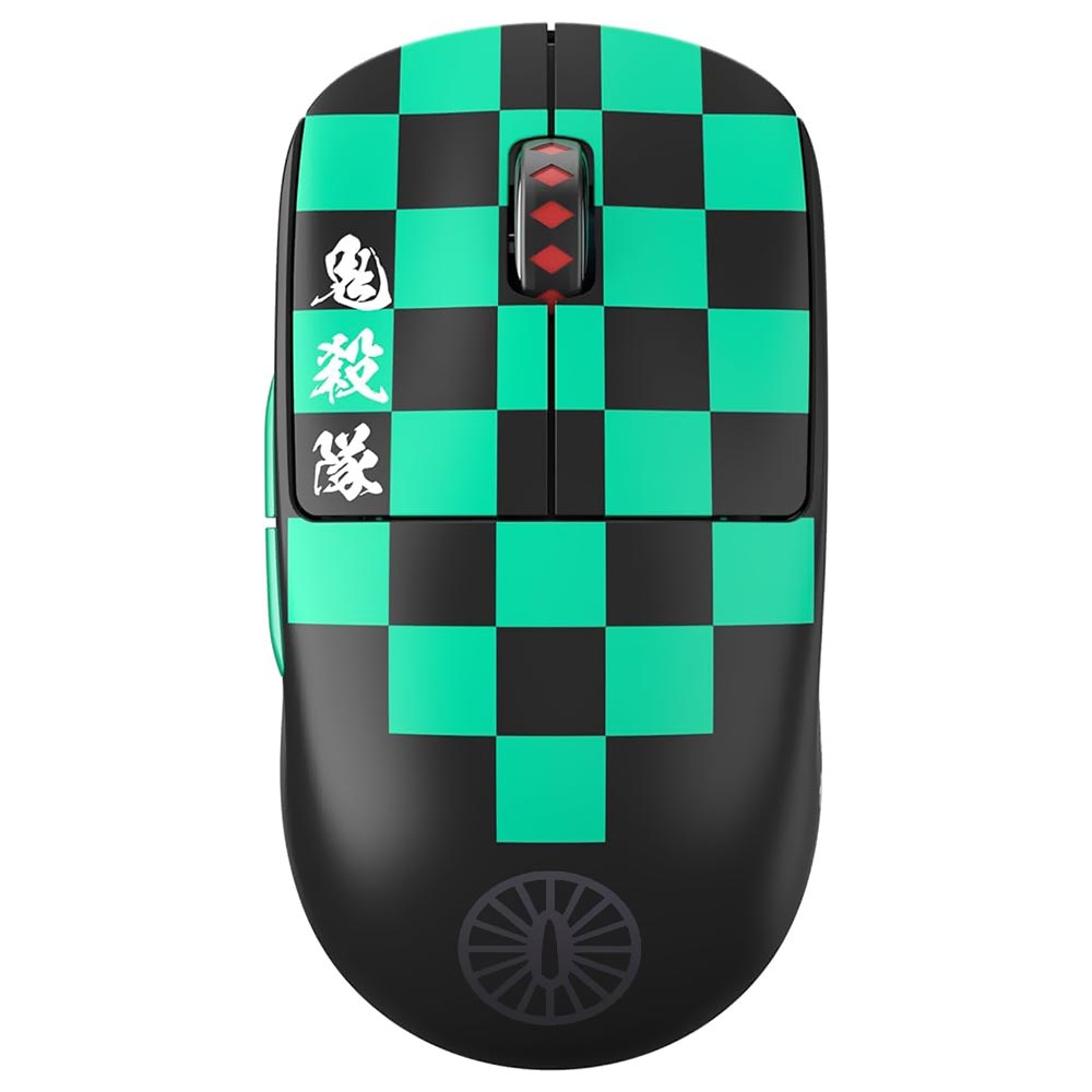 Mouse Gamer Pulsar X2V2 Kamado Tanjiro Medium Size2 Wireless - Preto / Verde (PX222TJ)