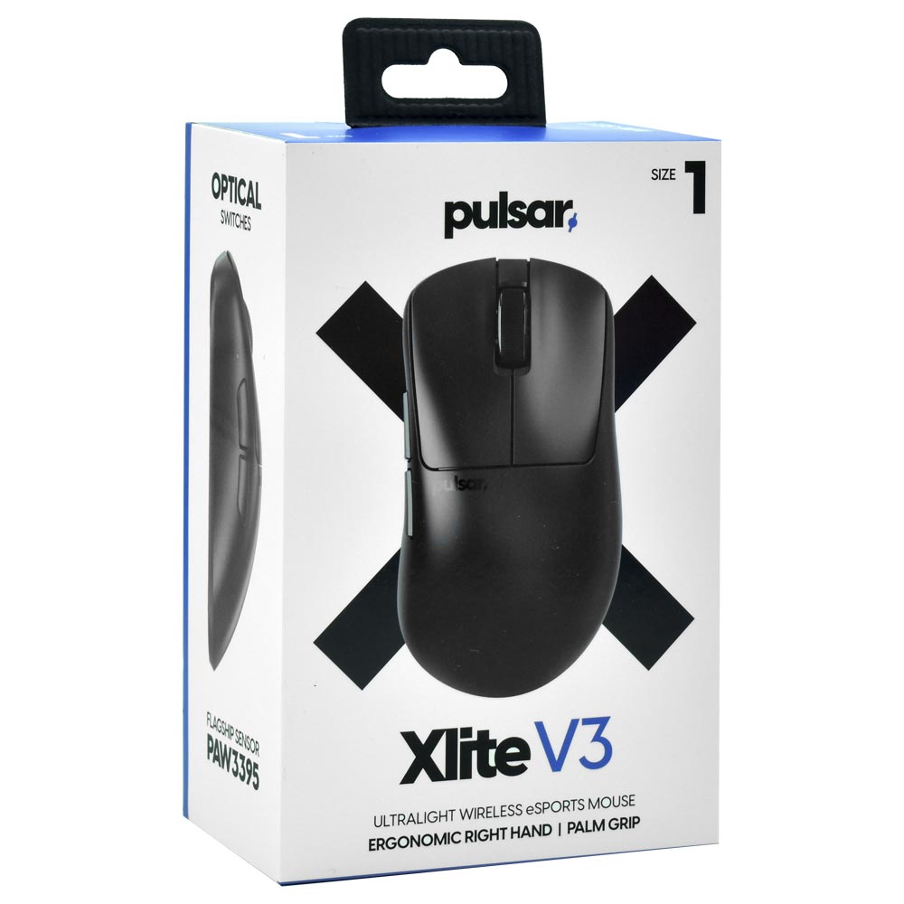 Mouse Gamer Pulsar XLITE V3 Mini Size1 Wireless - Preto (PXV311)