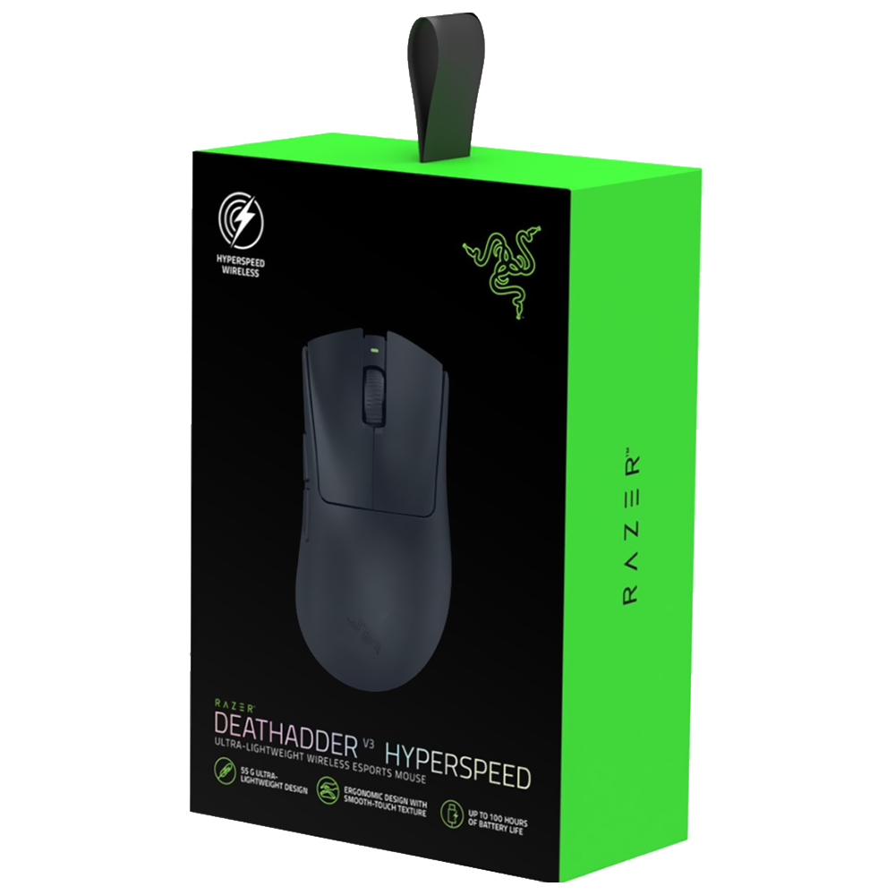 Mouse Gamer Razer Deathadder V3 HyperSpeed Wireless - Preto (RZ01-05140100-R3U1)