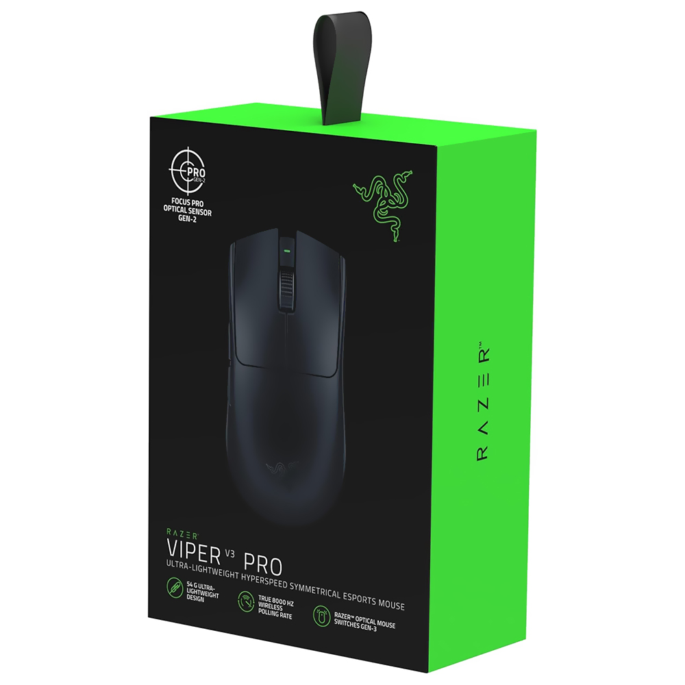 Mouse Gamer Razer Viper V3 Pro Wireless - Preto (RZ01-05120100