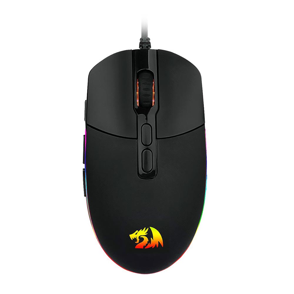 Mouse Gamer Redragon Invader M719 USB / RGB - Preto