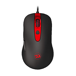 Mouse Gamer Redragon M703 Cerberus USB / RGB - Preto / Vermelho