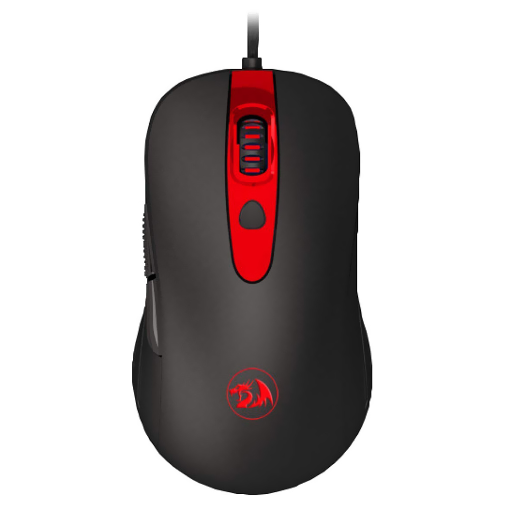 Mouse Gamer Redragon M703 Cerberus USB / RGB - Preto / Vermelho