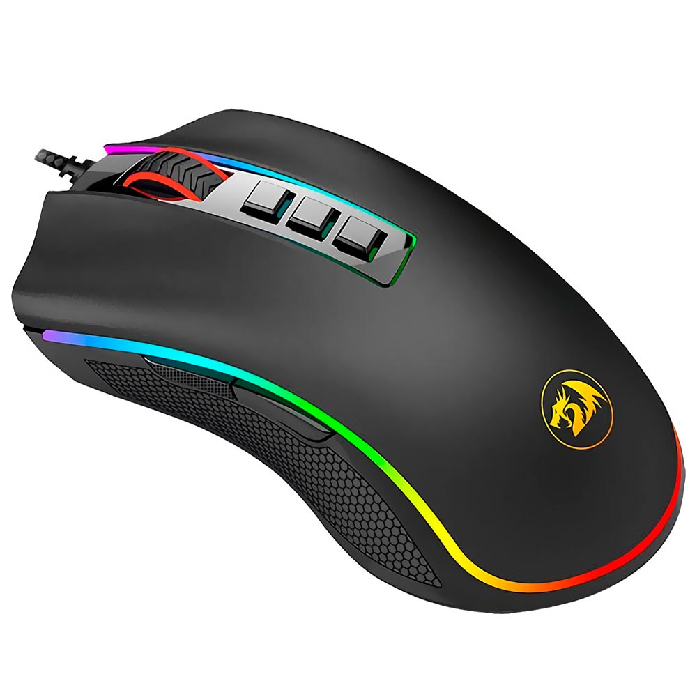 Mouse Gamer Redragon M711-FPS-1 Cobra FPS - Preto