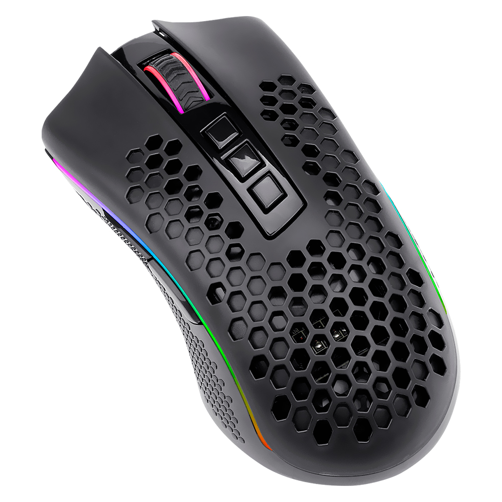 Mouse Gamer Redragon M808-KS Storm Pro Wireless / RGB - Preto