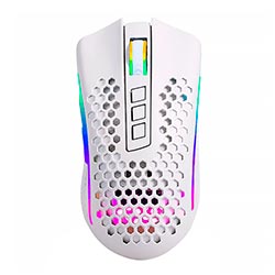 Mouse Gamer Redragon M808W-KS Storm Pro Wireless / RGB - Branco