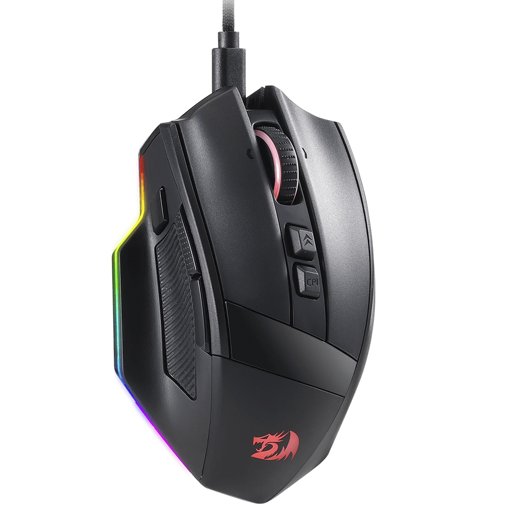 Mouse Gamer Redragon M813-RGB Rind USB - Preto