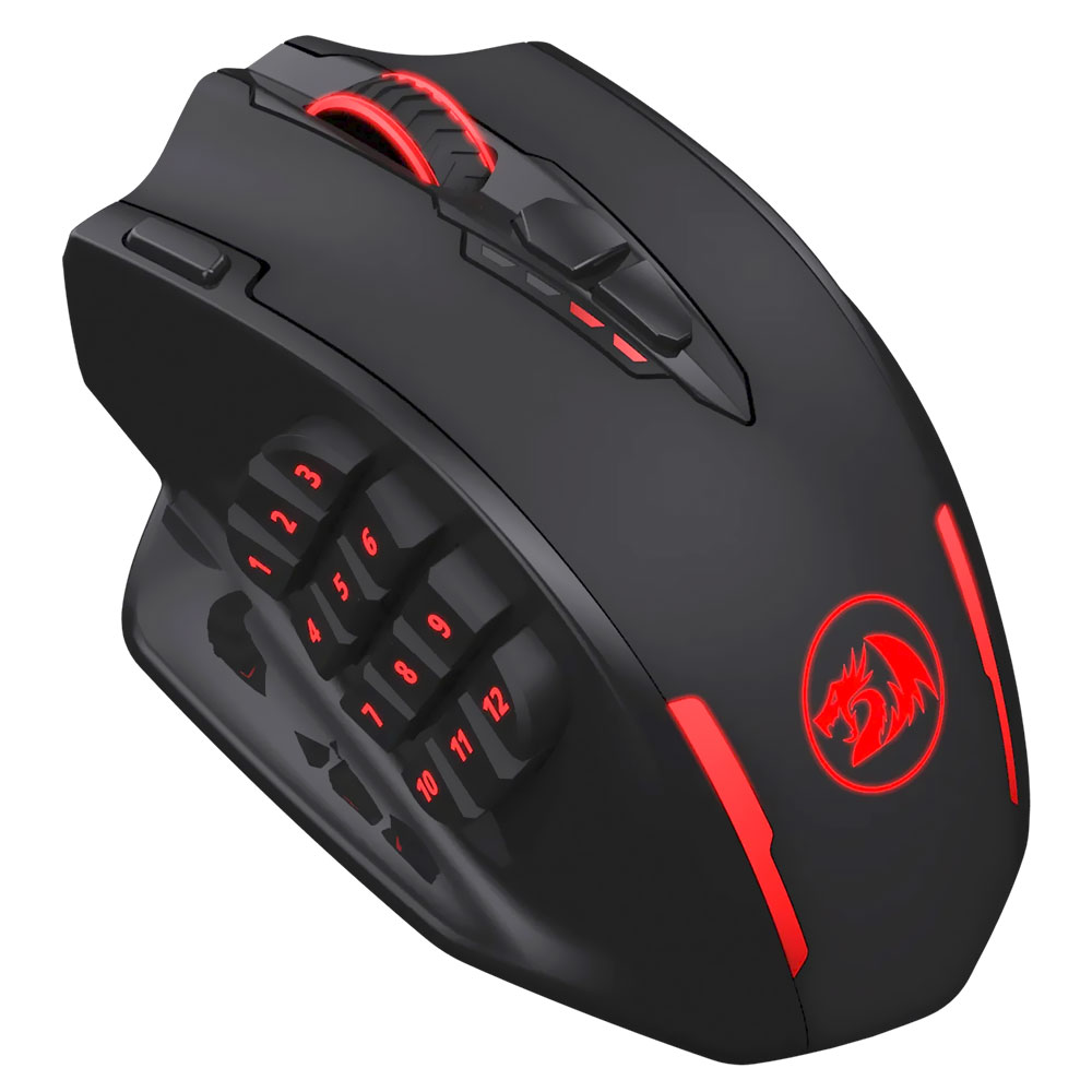 Mouse Gamer Redragon M913 Impact Elite Wireless / RGB - Preto