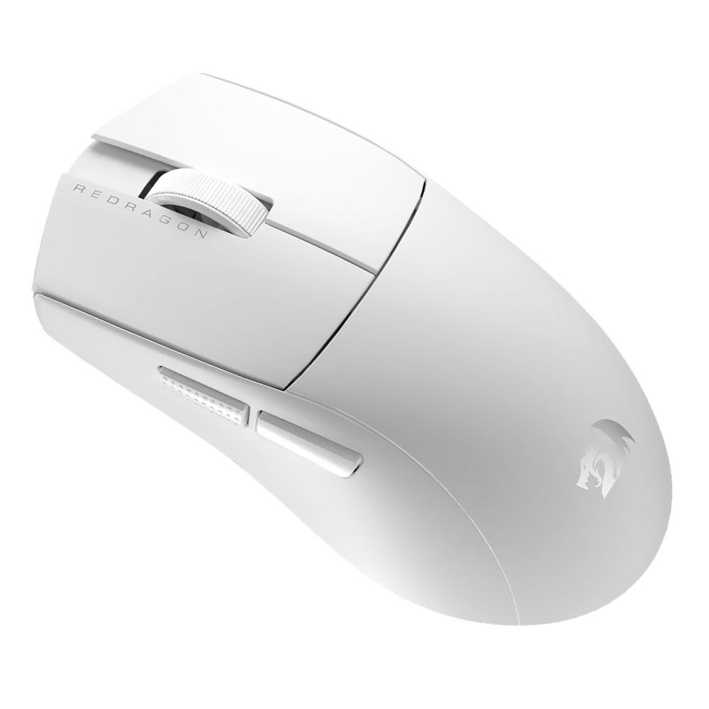 Mouse Gamer Redragon M916W-PRO-1K K1NG Pro Wireless - Branco