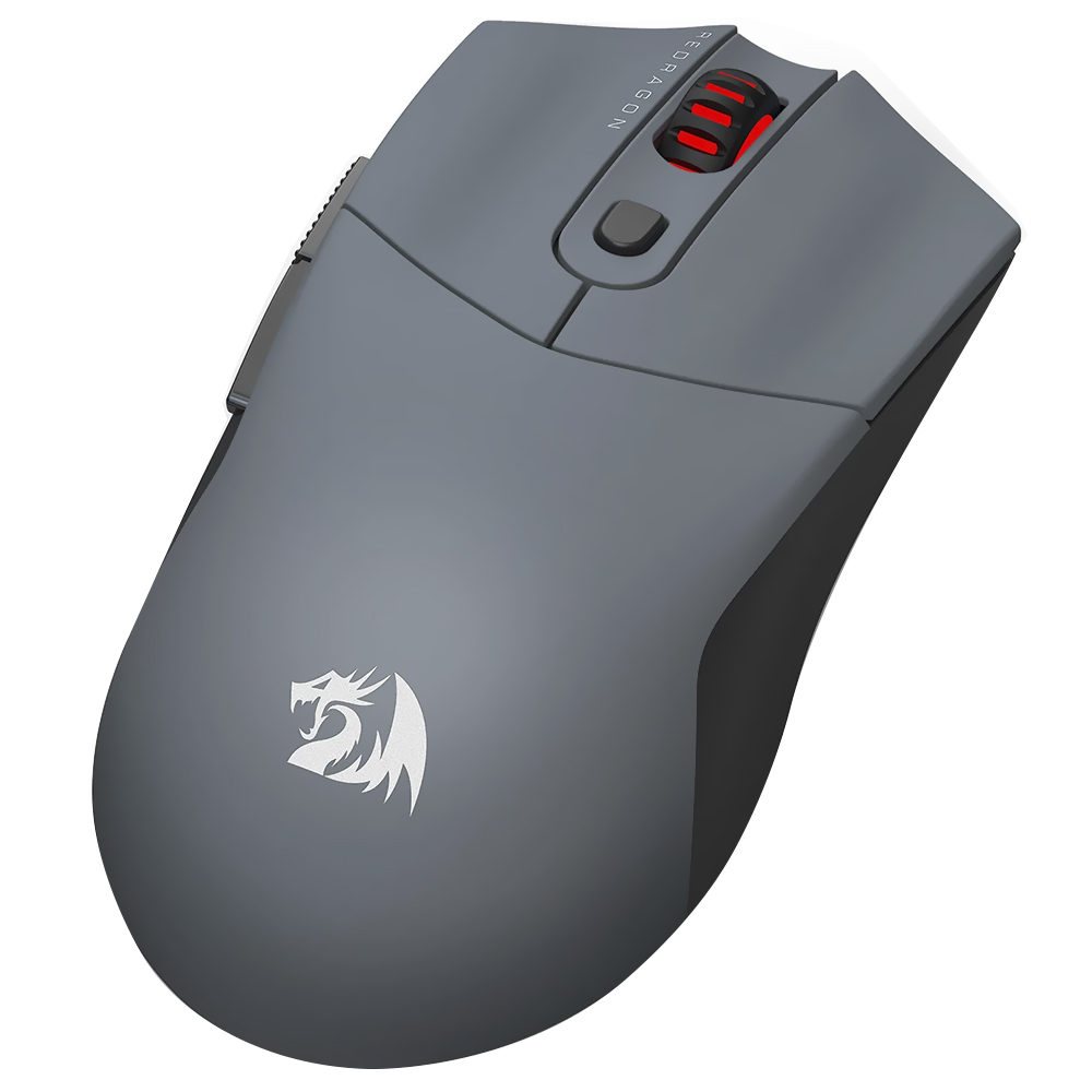 Mouse Gamer Redragon M917GB-PRO ST4R Pro Wireless - Cinza / Preto