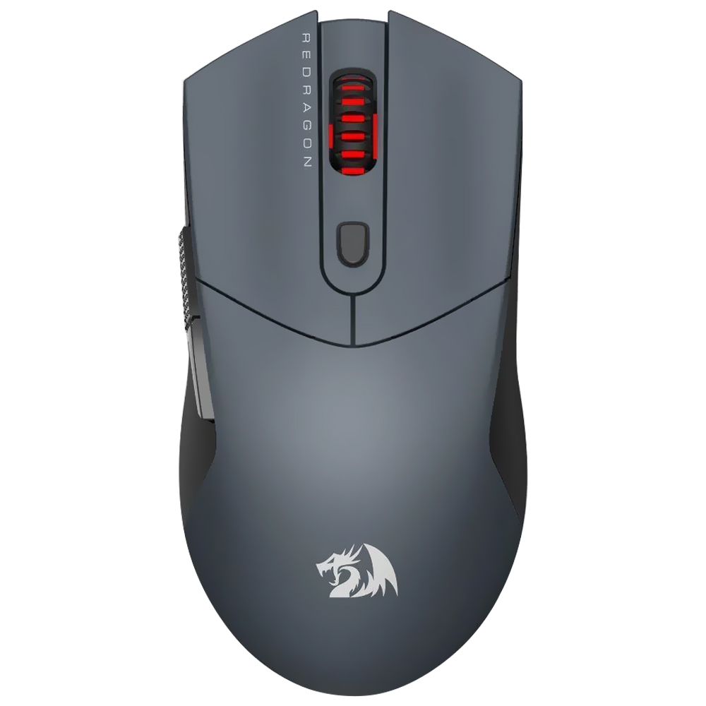 Mouse Gamer Redragon M917GB-PRO ST4R Pro Wireless - Cinza / Preto