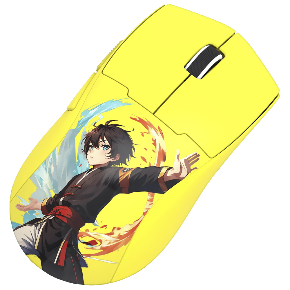 Mouse Gamer Redragon M918AKB-PRO K1NG Max Wireless - Amarelo