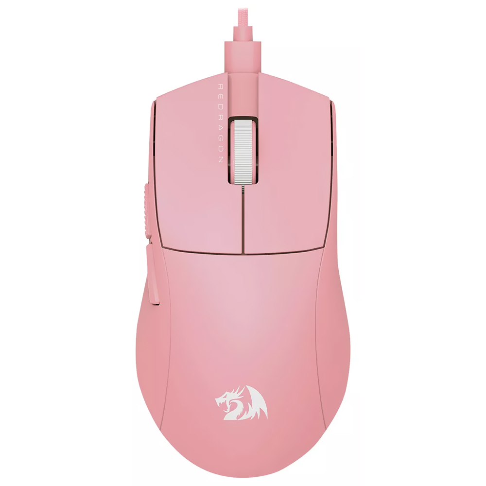 Mouse Gamer Redragon M996P K1NG 8K USB - Rosa