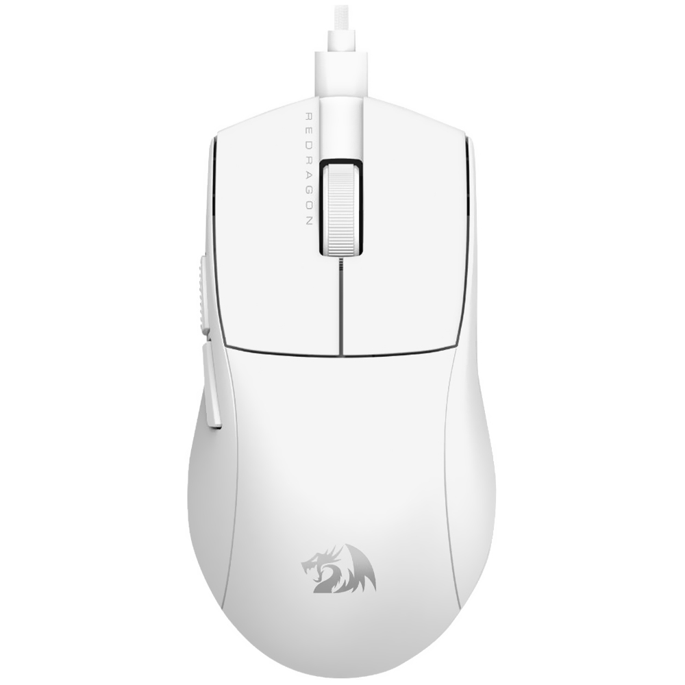 Mouse Gamer Redragon M996W K1NG 8K USB - Branco