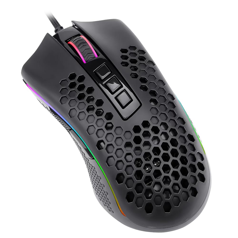 Mouse Gamer Redragon Storm Elite M988-RGB USB - Preto