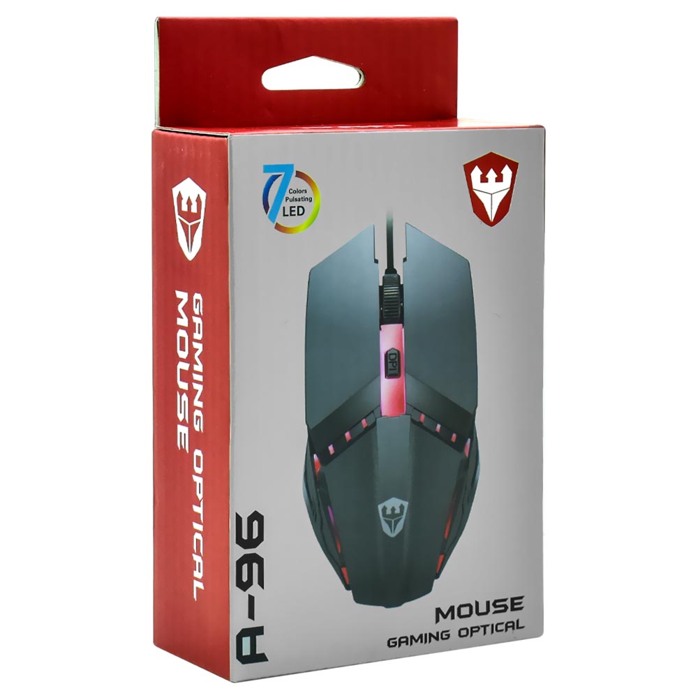 Mouse Gamer Satellite A-96 USB / RGB - Preto