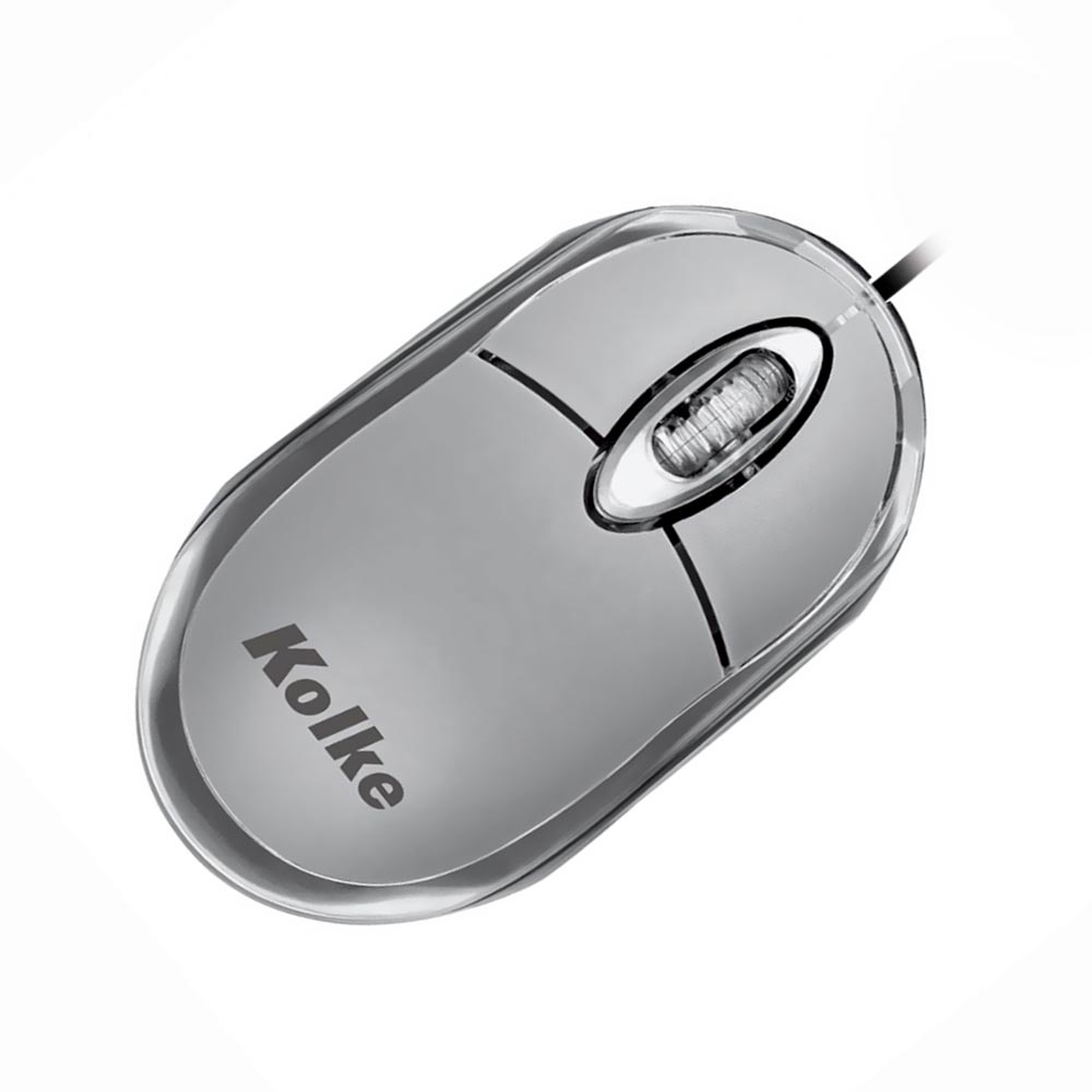 Mouse Kolke KM-117 USB / LED - Prata