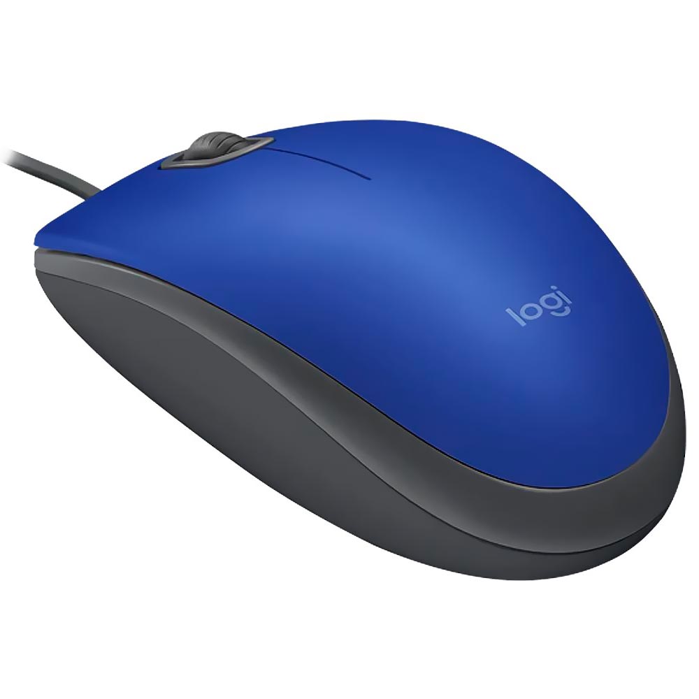 Mouse Logitech M110 Silent USB - Azul (910-006662)
