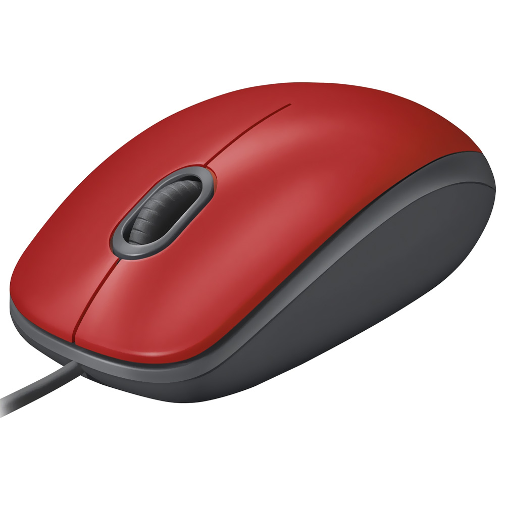 Mouse Logitech M110 Silent USB - Vermelho (910-006755)