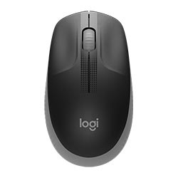 Mouse Logitech M190 Wireless - Cinza (910-005902)