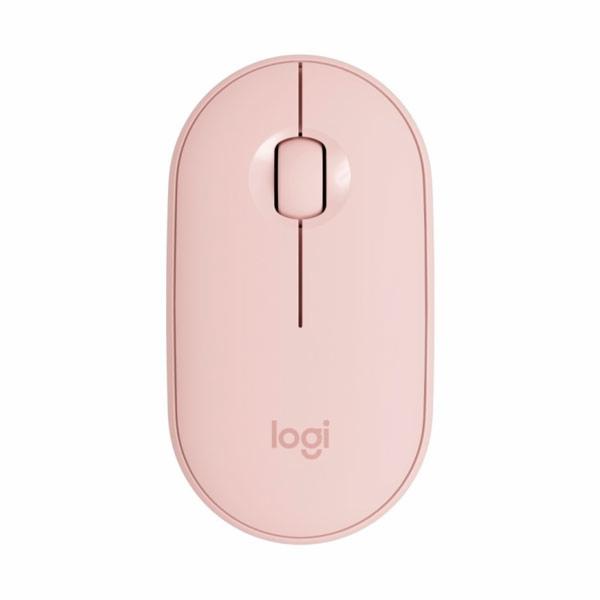 Mouse Logitech M350 Pebble Wireless - Rosa (910-005769)